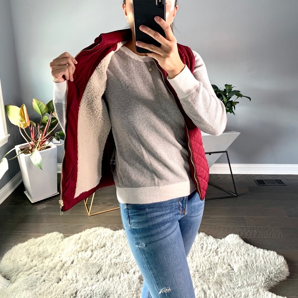 🏷Huff Puffer Vest Plum Red - Picture 3 of 5